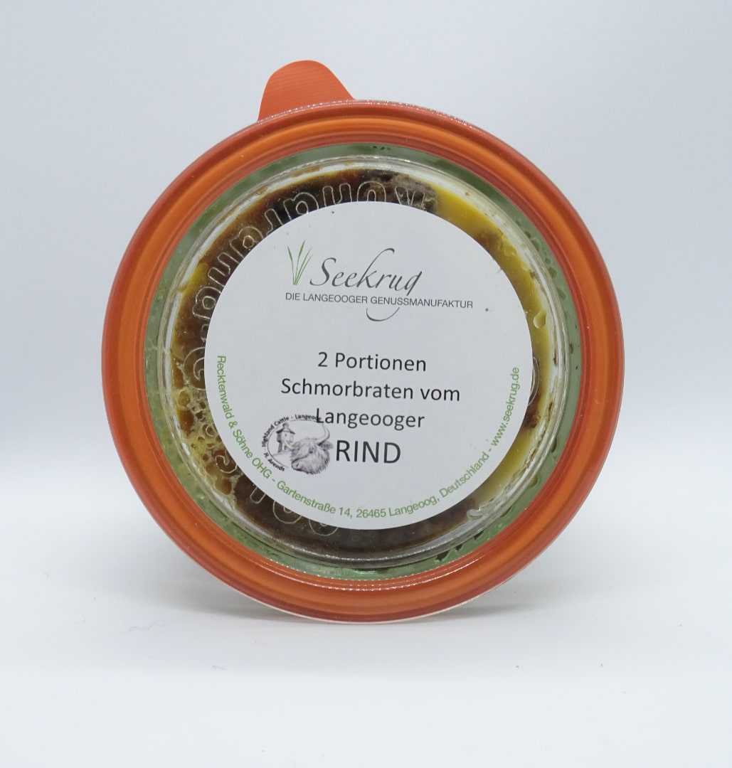 Schmorbraten vom Langeooger Rind -  2Port. (500g)