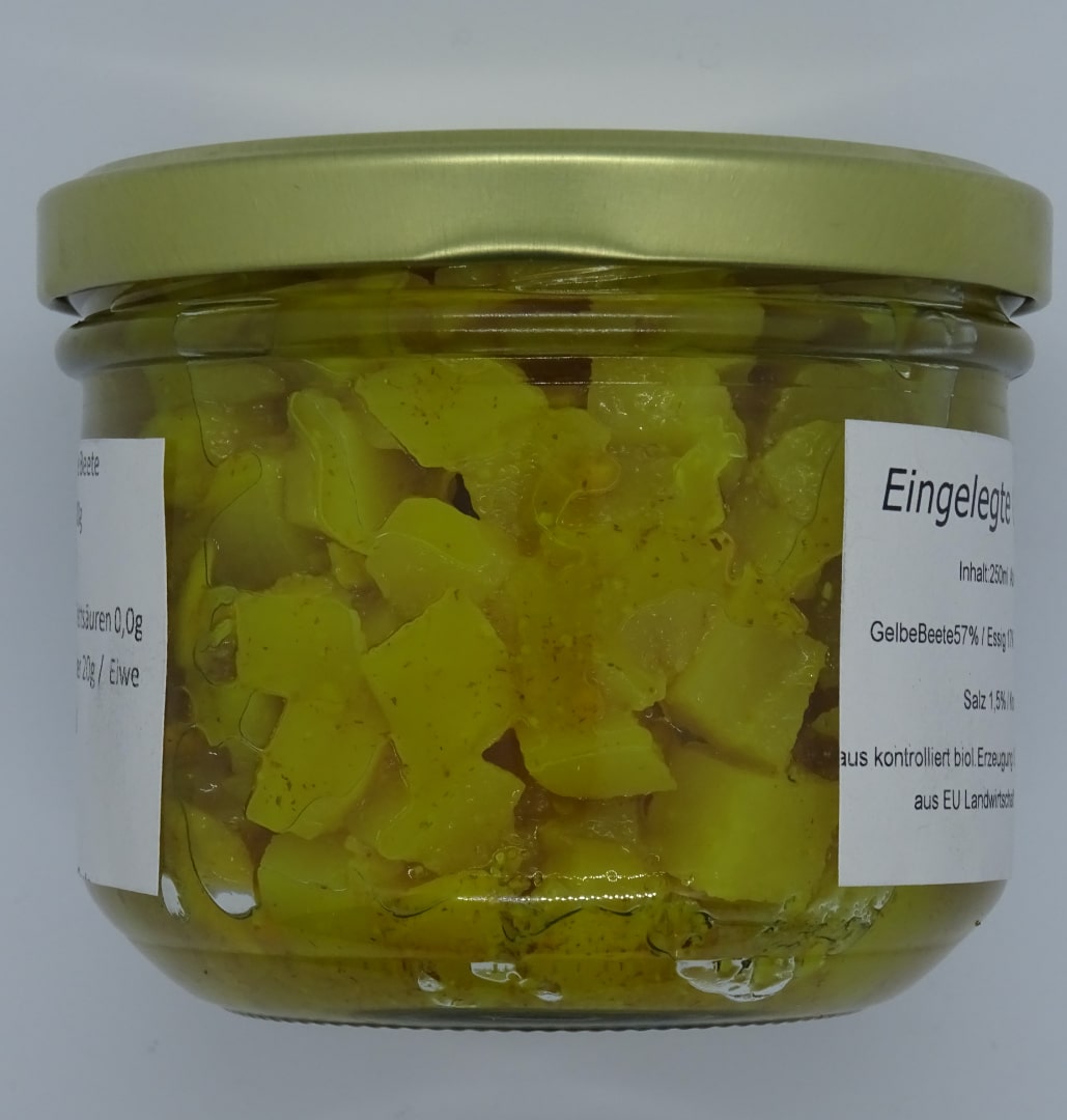 Eingelegte GELBE Beete - 250g